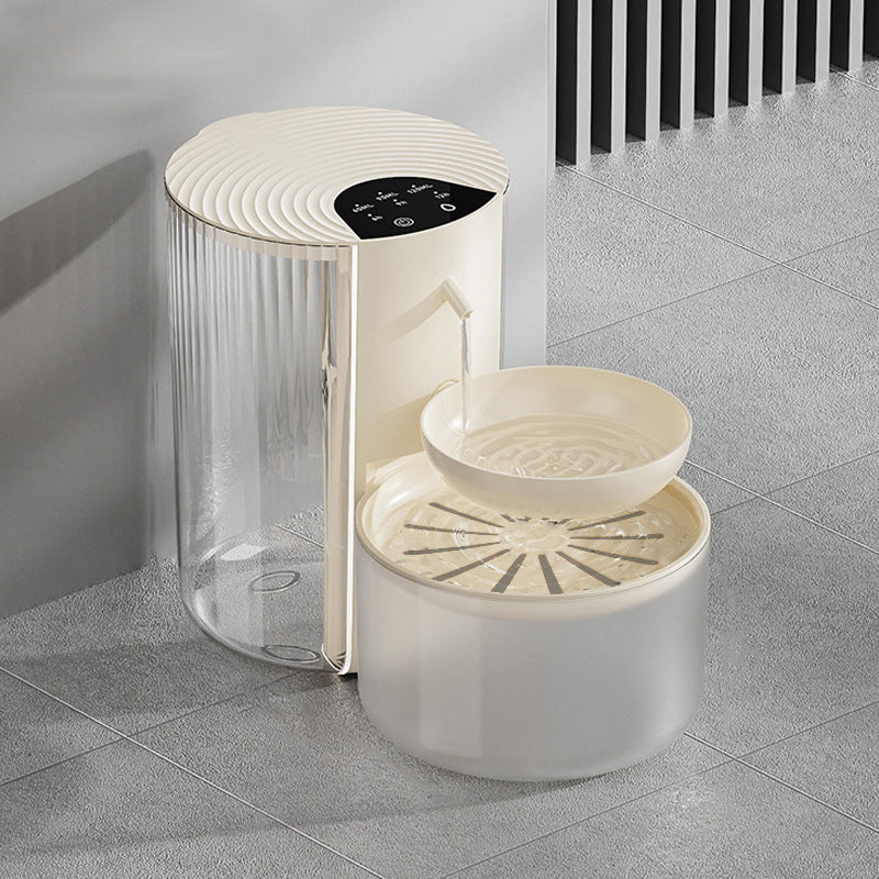 Pet Smart Water Dispenser with Filtration and Waste Separation, Tilt-Style Automatic Cat Water Fountain, Wireless 3L Large Capacity Water Dispenser