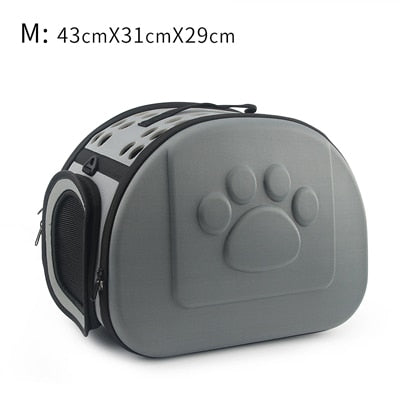 Pure Color Pet Carrier Bag Portable Outdoor Cat Foldable Dog Travel Pet Bag Puppy Carrying Shoulder Dog Bags