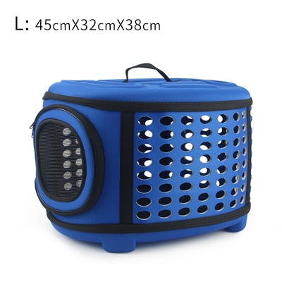 Pure Color Pet Carrier Bag Portable Outdoor Cat Foldable Dog Travel Pet Bag Puppy Carrying Shoulder Dog Bags