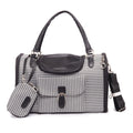 Brand Crocodile PU Leather Dog Carrier Bag with Purse Pink Black Pet Dog Carrier Case Portable Travel Dog Handbag Shoulder Tote